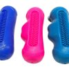81-CTcLVLFL._SL1500_.jpg The Pets Company Indestructible Dog Chew Toy | Durable TPR Rubber Pet Toy for Aggressive Chewers | Strong, Non-Toxic, Teeth Cleaning, Squeaky Roller Toy for Large Dogs - 6.3 Inches (Colour May Vary)