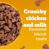 Pedigree Biscrok Biscuits (Above 4 Months) Dog Treats, Chicken with Milk Flavour, 900 g, Source of Calcium, Goodness of 15% Protein