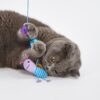 BarkButler x FOFOS Let's Fly Together Wand - Interactive Cat Toys with Catnip - Cat Toy Set - Multicoloured