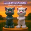 GRAPHENE Electronic Interactive Talking Tom Cat for Toddlers Musical Toy Gift Kids Educational Learning Tool Language Skill and Safe Durable Repeating and Singing Functions Fun Mimicking Toy