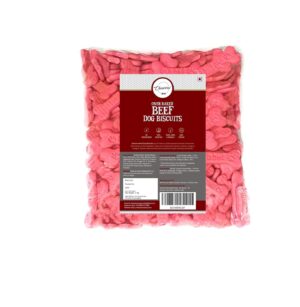 Chewers Oven Baked Real Beef (Buffalo) Dog Biscuits, Beef Flavour, Dog Treat 1 Kg