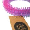 813m2RoojYL._SL1500_.jpg The Dogs Company Rubber Dental Puppy Teething Spike Ring Chew Toy, 6 inches, Colour May Vary