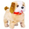 VGRASSP Walking and Jumping Puppy Toy for Kids - Battery Operated Back Flip Jump Dog with Sound - Color As Per Stock