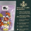Indie Cat Adult Fish Royal Glow Meal (70g), Wet Food for Cats, Grain & Gluten Free, Natural Healthy Minced Cat Food Pouch - Pack of 5