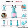 Foodie Puppies Latex Squeaky Dog Toys Combo - (Grey Mouse and Blue Bull) | Durable, Animal Design Chew Toy for Teething, Fetching & Playing | Suitable for Cats, Kitten, Small to Medium Dogs & Puppies