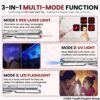 818b7YKwbaL._SL1500_.jpg Foodie Puppies 3 in 1 USB Laser Pointer Cat Teasing Toy with 5 Adjustable Patterns I Pet Chaser Tease Stick Pointer Toys for Cats, Kitten, Puppies & Dogs I Fun Exercise & Training for Indoor & Outdoor
