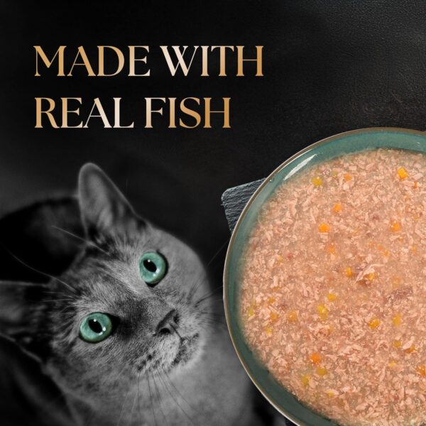 Sheba Fine Premium Adult (1+ Years) Wet Cat Food, Tuna Pumpkin & Carrot in Gravy, 70 g Pouch, High-Moisture Gravy cat Food for Healthy Hydration