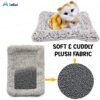 FunBlast Cute Cat Plush Toy with Meow Sound, Toy Accessories for Car Dashboard & Home Décor, Gift for Kids, Realistic Cat Pet Toys with Bed