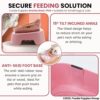 818tpFb-w3L._SL1500_.jpg Foodie Puppies Gravity Cat Food and Water Bowl Set - (Pink) | 2in1 Automatic Drinking Flowing Water and Food Bowl | Detachable Elevated Cat Bowl Stand Wet and Dry Food Bowl for Cats & Small Dogs