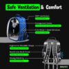 819sirySkKL._SL1500_.jpg Buraq Astronaut Pro Pet Carrier Backpack (41L x 32W x 26H cm) – Transparent Bubble Capsule Design, Airline-Approved, Breathable & Ventilated Travel Bag for Cats