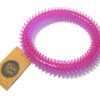 The Dogs Company Rubber Dental Puppy Teething Spike Ring Chew The Dogs Company Rubber Dental Puppy Teething Spike Ring Chew Toy, 6 inches, Colour May Vary