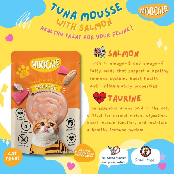 MOOCHIE Wet Cat Food Grain-Free Gravy Cat All Mix Flavour for Cat Food (6 x 85g) Wet Variety Pack Natural and Grain-Free with No Artificial Flavours