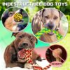 emily pets Dog Chew Rope Toys Pack of 7 Combo for Dogs & Puppies Ball Dual-Tennis Knotted Chewing Dog Toy for Playing, Teeth Cleaning & Training (Color As Vary, Pack 7)