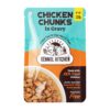 Kennel Kitchen Chicken Chunks in Gravy, 130g (Pack of 1) | Wet Dog Food for Adult & Puppy | Dog Food Gravy with Regionally Sourced Fresh Chicken | Free from Artificial Colours & Preservatives