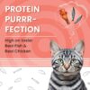 Bark Out Loud Essentials Adult Dry Cat Food | Fresh Fish & Chicken | Hairball Control | with Taurine, Antioxidants & Prebiotics | Complete & Balanced Nutrition - 1Kg