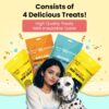81CT3uND90L._SL1500_.jpg BARK OUT LOUD By Vivaldis - Perfect Treat Stick Gift Box For Dog And Cat, Contains 4 Delicious Dog Treats For All Life Stages, Chicken Flavor (Pack Of 4)