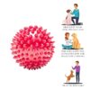 Goofy Tails 4 Rubber Chew Toy Combo for Dogs, Flavoured Bone, Hole Ball, Spike Ball and Trio Ring for Dog