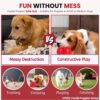 81DmcXnZeyL._SL1500_.jpg Foodie Puppies Natural Rubber Spike Ball - 2.8inch/ 7cm | Suitable for Small to Medium Dogs and Puppies | Chewing, Teething, and Training Bouncy Ball Toy