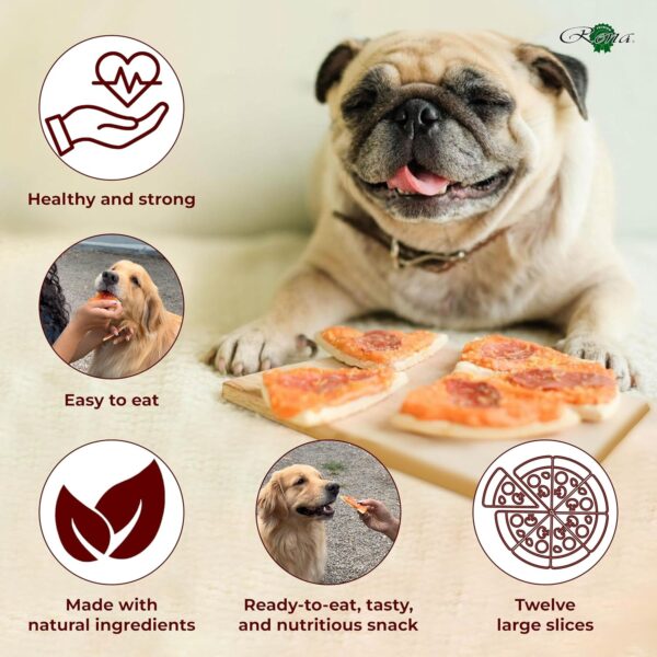 Rena Creamy Young Adult Dog Pizza, Meat Flavor - 12 Slice (Pack of 1)