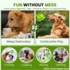 81HesATkfUL._SL1500_.jpg Foodie Puppies 5.5-Inch Interactive Giggle Ball Squeaky Dog Toy for Medium to Large Breeds, Durable Non-Toxic PVC Chew Ball for Stress Relief, IQ Training, Keeps Dogs Happy & Healthy