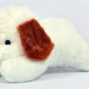 Richy Toys White Dog Cute Plush Soft Toys for Kids Birthday Gift 26 cm