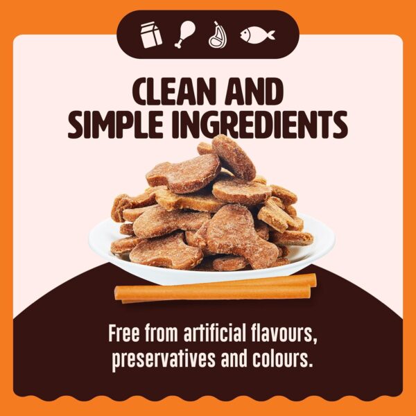 Kennel Kitchen Calcium Chicken Nugget Treats for Dogs, 70g (Pack of 1) | Limited Ingredients | High in Calcium & Protein & Low in Fat | Easy to Chew for Stronger Bones and Teeth, All Life Stages