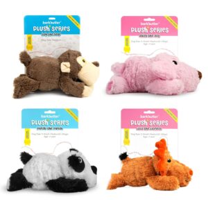 BarkButler BOH The Bear Plush Dog Toy - Soft & BarkButler BOH The Bear Plush Dog Toy - Soft & Squeaky Toys for Dogs, Dog Toys for Medium Dogs (0-20kgs) - Brown