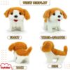 MABLE Snooby Walking & Barking Dog Toy for Kids | Interactive Battery-Operated Puppy with Sound and Movement | Soft Plush Electronic Pet Toy for Toddlers, Babies & Boys