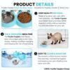 81Mr4qRAiKL._SL1500_.jpg Foodie Puppies 2-in-1 Food and Water Bowl for Cats and Kittens - (Frog Bowl, Small) 200ml Each | Non-Slip, Non-Toxic Pet Feeding Plastic Frog Face Shaped Double Bowl Food & Water Feeder