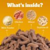Pedigree Biscrok Biscuits (Above 4 Months) Dog Treats, Chicken with Milk Flavour, 900 g, Source of Calcium, Goodness of 15% Protein