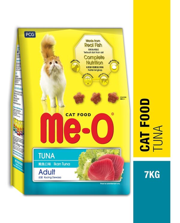 Me-O Adult Dry Cat Food Tuna Flavour 7 Kg