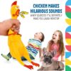81QMpxEv4KL._SL1500_.jpg Emily Pets 1 Pack Chicken Dog Toy Screaming Chicken Toys Large Squeeze Chicken Noisemaker Dog Squeak Durable Toys for Pet Chew Gifts Prank Novelty Toy (Yellow, Small)