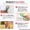 Foodie Puppies Latex Squeaky Dog Toys Combo - (Grey Mouse and Blue Bull) | Durable, Animal Design Chew Toy for Teething, Fetching & Playing | Suitable for Cats, Kitten, Small to Medium Dogs & Puppies