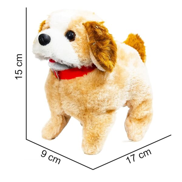 VGRASSP Walking and Jumping Puppy Toy for Kids - Battery Operated Back Flip Jump Dog with Sound - Color As Per Stock
