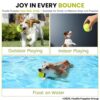 81Rd5cfkKL._SL1500_.jpg Foodie Puppies Latex Rubber Squeaky Dog Chew Ball Toy - (Claw Ball, Small) Durable and Safe Fetch Teething Dog Toy for Puppies and Small to Medium Dogs, Paw Design Helps to Clean Teeth (Diameter, 6cm)