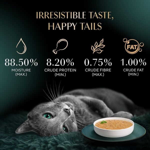 81SVUPclCJL._SL1500_.jpg Sheba Soup with Tuna Adult Wet Cat Food, 160g (4 x 40g), Finely Sliced Pieces of Tuna in Smooth, Silky and Velvety Broth