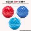 81VDTryrJZL._SL1500_.jpg Foodie Puppies Natural Rubber Spike Ball - 2.8inch/ 7cm | Suitable for Small to Medium Dogs and Puppies | Chewing, Teething, and Training Bouncy Ball Toy