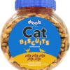 Drools Real Chicken Cat Biscuits, Treats Jar - 110gm, All Life Stages