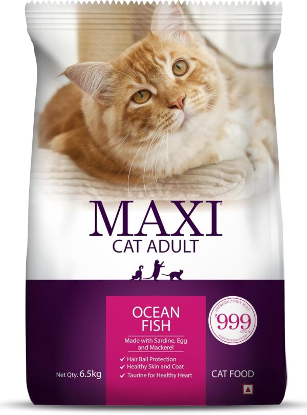 Maxi Ocean Fish Dry Cat Food 6.5kg, Adult Maxi Ocean Fish Dry Cat Food 6.5kg, Adult
