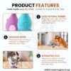 Foodie Puppies Latex Squeaky Dog Toys Combo - (Purple Elephant and Blue Duck) Animal Design, Fetch & Chew Safe Play Toy | Suitable for Cats, Kitten, Small to Medium Dogs & Puppies