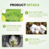 Foodie Puppies Interactive Dog Squeaky Plush Toy - (Green Bubble Dragon) | Crinkle Papered, Cotton Stuffed Chew Toy for Teething, Cuddling, Playing and Training | for Puppies & Small Dogs (Size: 20cm)
