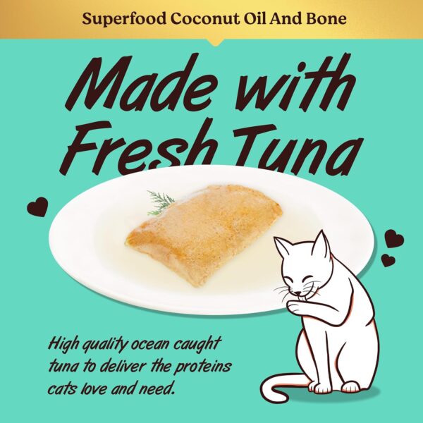 Kennel Kitchen Tuna in Jelly,12 x 80g Each. Grain Free Wet Cat Food for Adults and Kittens,