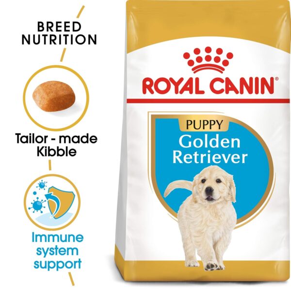 Royal Canin Golden Retriver Puppy Food, 3 Kg, Dry Food, Helps with Healthy Skin & Coat, Supports Immune System & Digestive Health