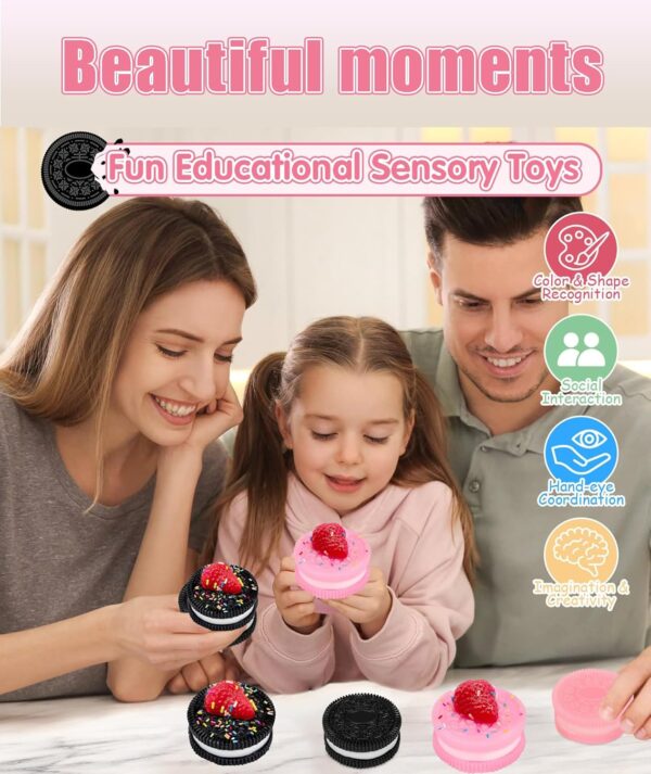 Squishy Toy, Taba Squishy Cat Paw, Squeeze Toys Cat Paw Squishy Toys Squeeze Toy for Relaxing Soft Pinch Good Gift for Kids Friends (Pink and Black)