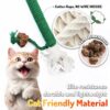 3Pcs Catnip Rope Toys, Durable Cotton Cat Playing Toys, Cat Chew Rope Toy, Natural Gall Fruit Catnip, Cotton Rope Interactive Kitten Toy for Teeth Cleaning & Boredom Relief