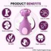 81fgUv9FO5L._SL1500_.jpg Foodie Puppies Natural Latex Rubber Squeaky Chew Toy - (Purple Elephant, 12cm), Suitable for Puppy, X-Small to Small Dogs | Durable, Animal Design, Fetch & Chew Toy