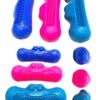 81gjtz6pUhL._SL1500_.jpg The Pets Company Indestructible Dog Chew Toy | Durable TPR Rubber Pet Toy for Aggressive Chewers | Strong, Non-Toxic, Teeth Cleaning, Squeaky Roller Toy for Large Dogs - 6.3 Inches (Colour May Vary)