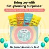 81l7IjzOgoL._SL1500_.jpg BARK OUT LOUD By Vivaldis - Perfect Treat Stick Gift Box For Dog And Cat, Contains 4 Delicious Dog Treats For All Life Stages, Chicken Flavor (Pack Of 4)