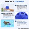 81m-q9kr4L._SL1500_.jpg Foodie Puppies Hard Squeeze Squeaky Ball Dog Toy | Squeaker, Lightweight, Durable and Water Resistant | Interactive Fetch Toys for Puppy, Dog Chew Toys (Color May Vary) (Medium)