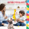 81n3NTJKpAL._SL1500_.jpg Emily Pets 1 Pack Chicken Dog Toy Screaming Chicken Toys Large Squeeze Chicken Noisemaker Dog Squeak Durable Toys for Pet Chew Gifts Prank Novelty Toy (Yellow, Small)